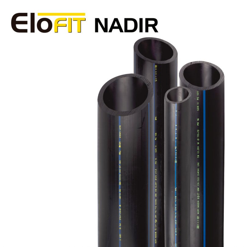 Sistema ELOFIT NADIR con tuberias en polietileno Tuberías-polietileno-alta-densidad-PE100-para-aplicaciones-a-presion-de-suministro-y-tratamiento-de-agua